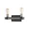 Z-Lite Kirkland 2 Light Vanity, Ashen Barnboard 472-2V-ABB - alternate 5